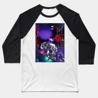 COLORFUL FANTASY FUTURISTIC 3D DIGITAL ART Baseball T-Shirt